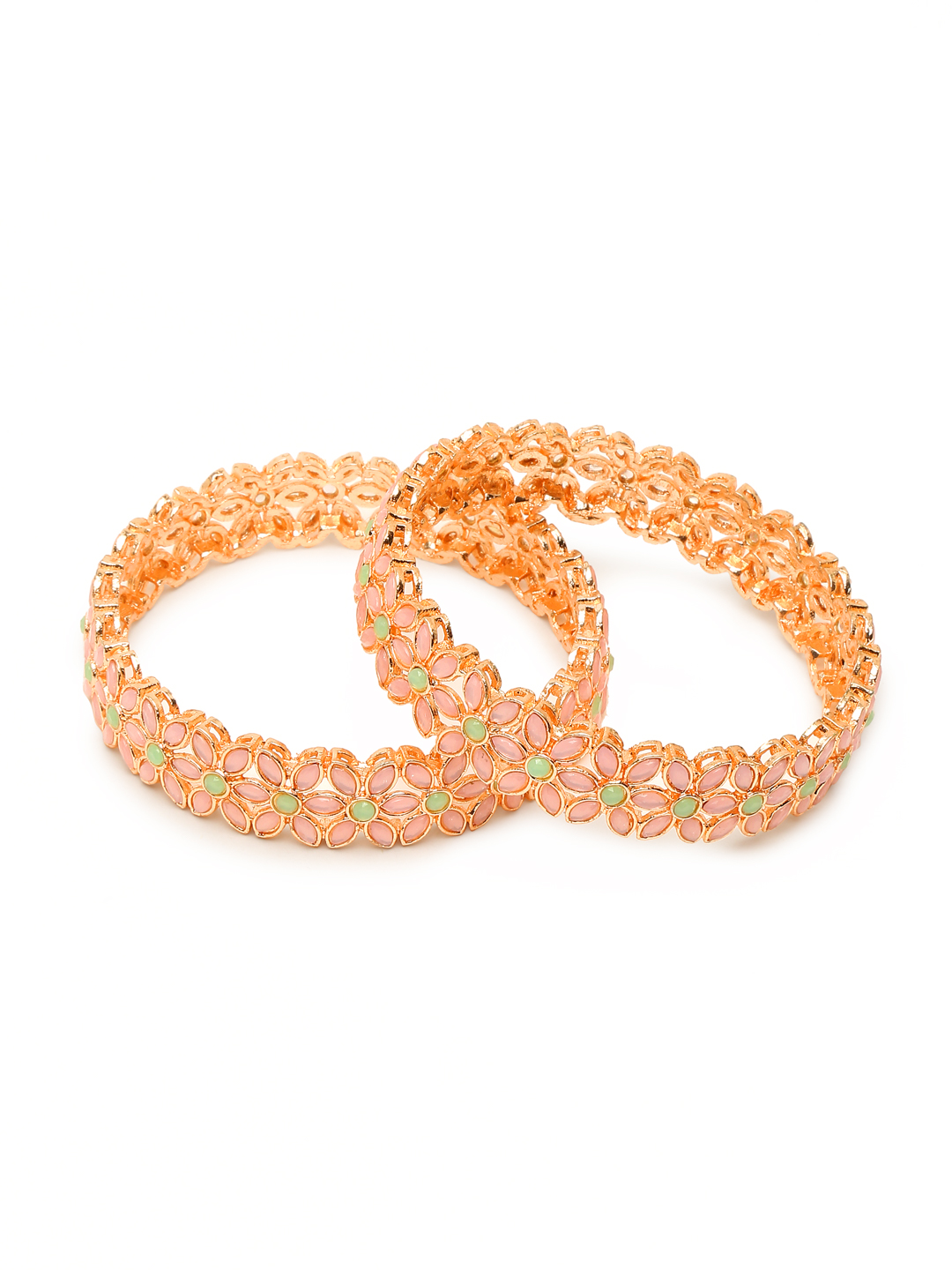 YouBella Jewellery Stylish Gold Plated Bangles for Girls and Women